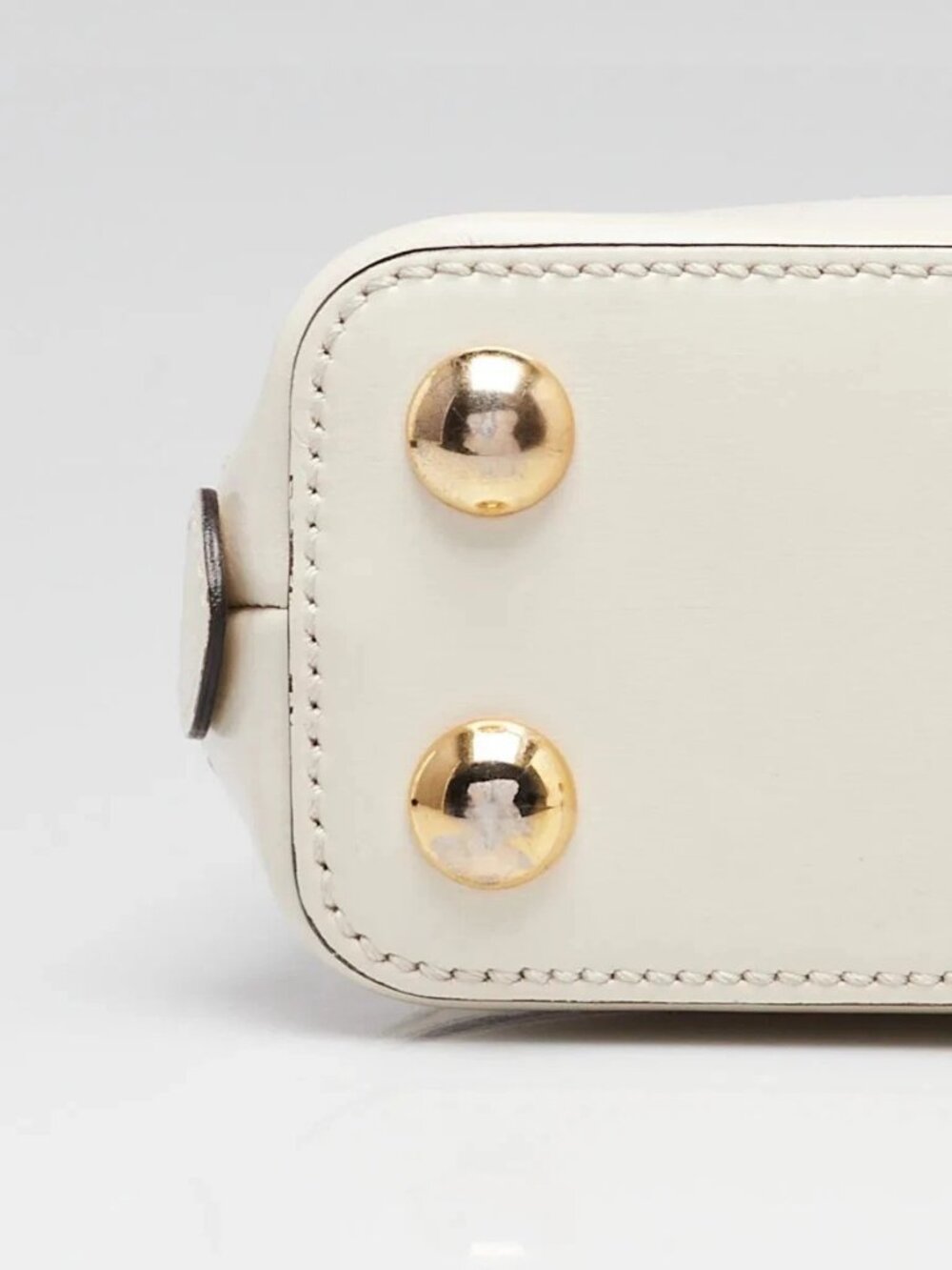 Gucci White Smooth Leather 1955 Horsebit Mini Bag - Picture 5 of 12